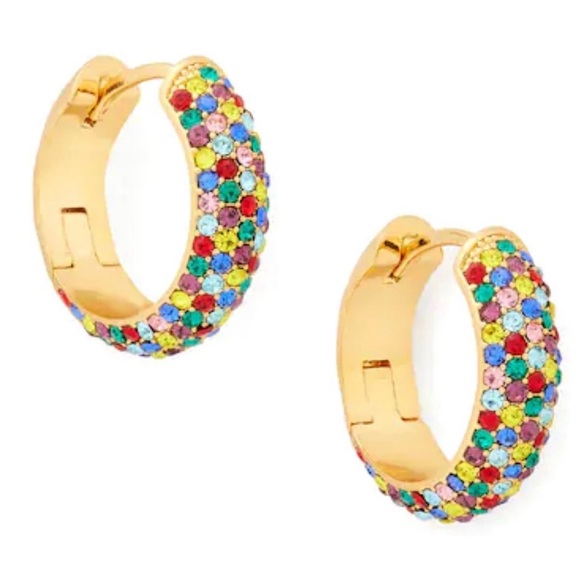 kate spade Jewelry Kate Spade Candy Drops Huggies Hoop Earrings